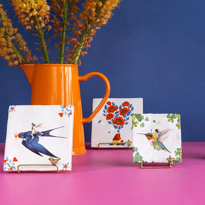 StoryTiles wandtegel Geluksvogel