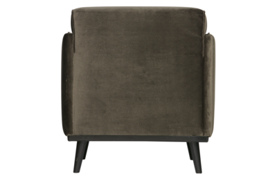 Fauteuil Statement met arm fluweel