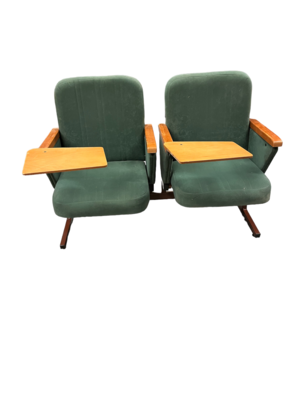 Bioscoopstoel oud gebruikt - set van 2