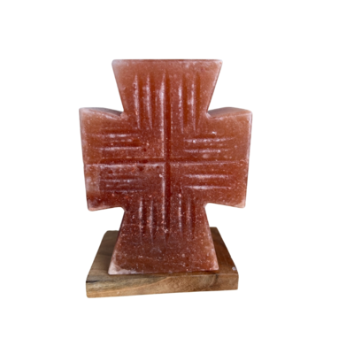 Tafellamp Kruis zoutlamp