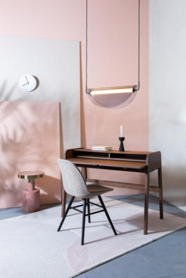 Zuiver bureau Barbier walnoot