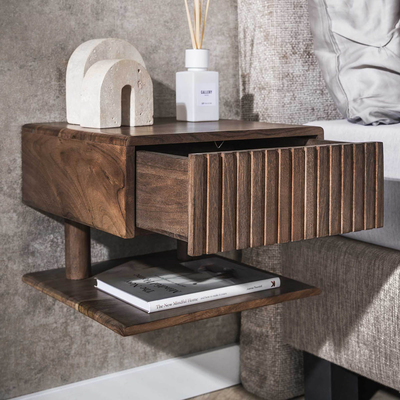 Zwevend Nachtkastje De Bokke Lade & Plank