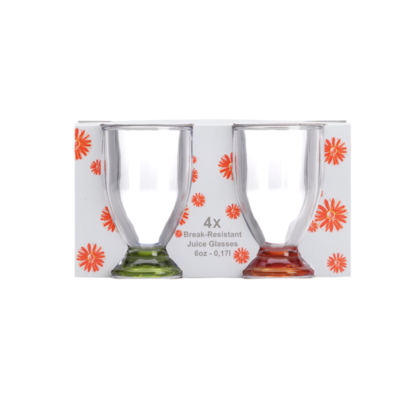 Flamefield sapglas Party Juice (set van 4)