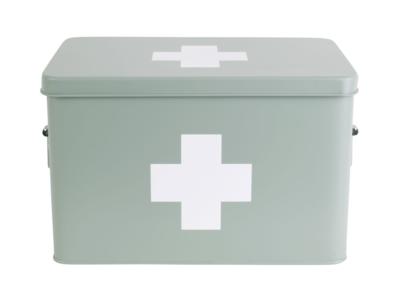 EHBO doos large metal matt