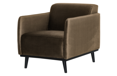 Fauteuil Statement met arm fluweel