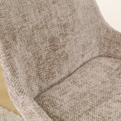 Bureaustoel Nout-Isa - zwart onderstel