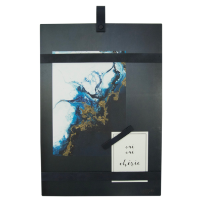 Magneetbord met magneetstrips