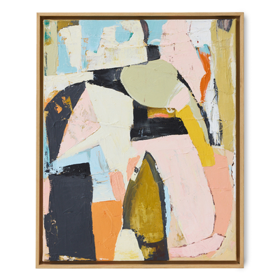 Framed artwork, "Colour Compliment" groot