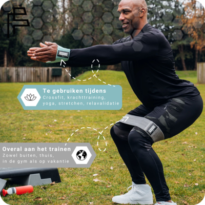 Fruscle weerstandsbanden gekleurd - set van 3