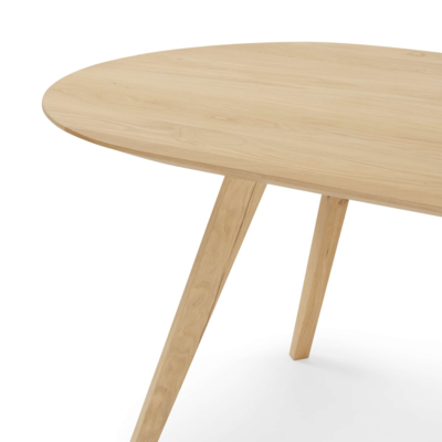 Loods 5 eettafel Mila groove naturel