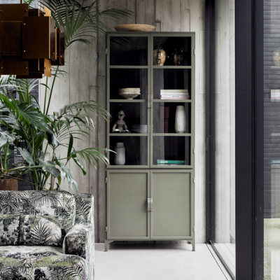 Vitrinekast Seattle Olijf Groen