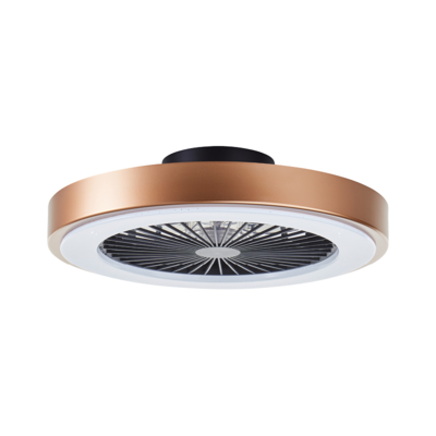 Plafondventilator Slimline – RGB licht – zwart/goud