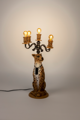 Bold Monkey vloerlamp Proudly Crowned Panther