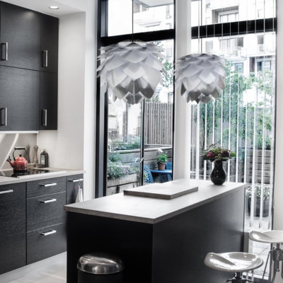 Hanglamp Silvia Ø50 cm koordset zwart