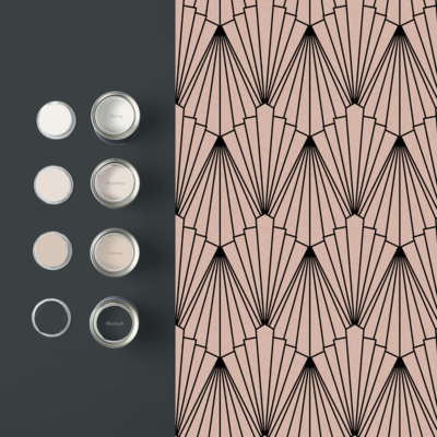 Graham &amp; Brown  vliesbehang  Rene Rose Gold