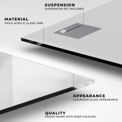 Walljar acrylglas schilderij - Portrait of Marilyn Monroe