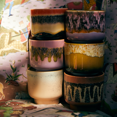 HKliving 70s ceramics scented candle - Cape town