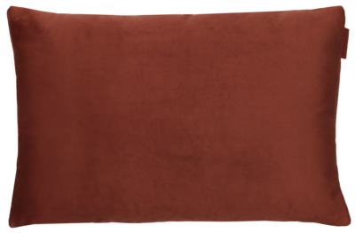 Kussen velours wol brick rechthoek