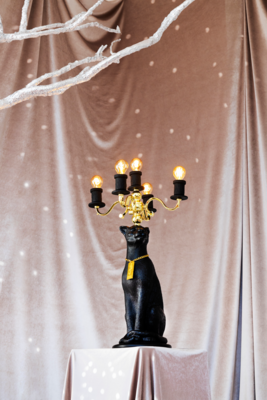 Bold Monkey vloerlamp Proudly Crowned Panther