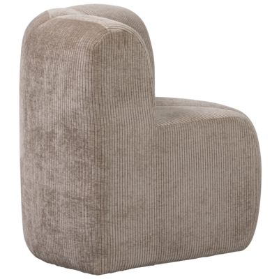 Mojo Eetbankje met rugleuning - Donkerzand