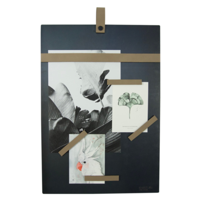 Magneetbord met magneetstrips