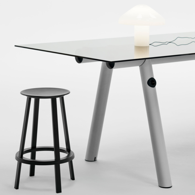 HAY barkruk Revolver low