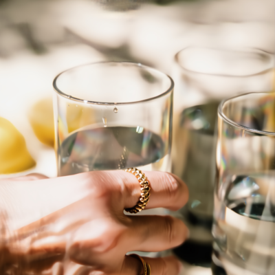 Flamefield longdrinkglas Slim Jim Smoke (set van 4)