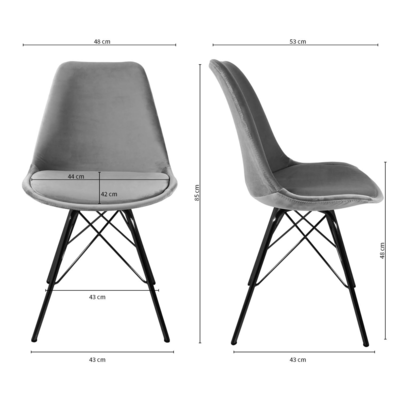 Kick Kuipstoel Velvet