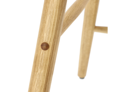 Houten barkruk Bodo - zithoogte 64 cm