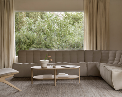 Ethnicraft - Sofa N701 - eco stof ecru