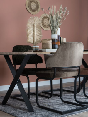 Eettafel Pluma 180 cm - Boomstamblad