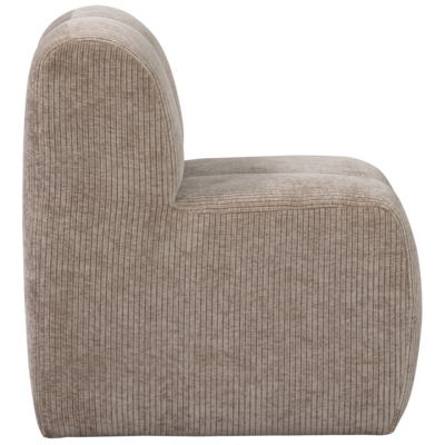 Mojo Eetbankje met rugleuning - Donkerzand