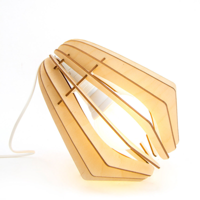 Original houten lampenkap