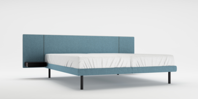 Kreamat® boxspring set Volita vlak inclusief aanhangkasten