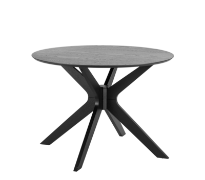 Glasgow Salontafel - Ø80 cm - Zwart