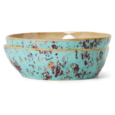 HK 70 ceramics pasta bowl patina