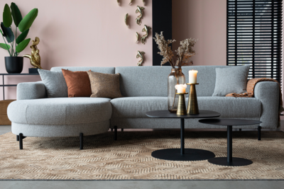 JaxxChoice ronde hoekbank Liva