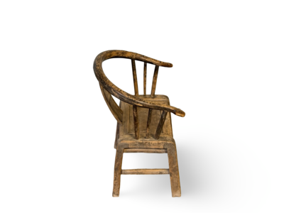 Stoel origineel naturel oude uniek