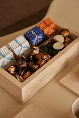 Opbergbox travertine 32,5x17,5