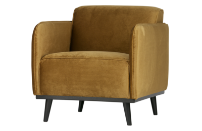 Fauteuil Statement met arm fluweel