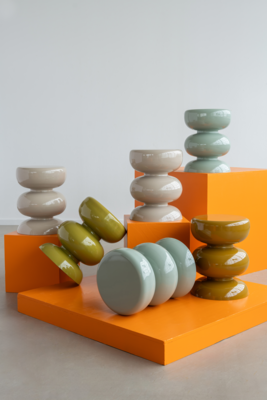 Bijzettafel Mala glossy