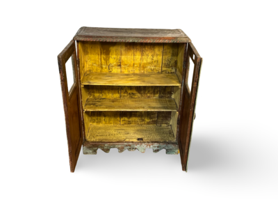 Glaskast 2deur uniek