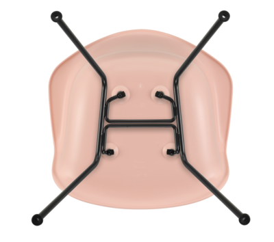 Vitra stoel Eames DAX Basic Dark onderstel