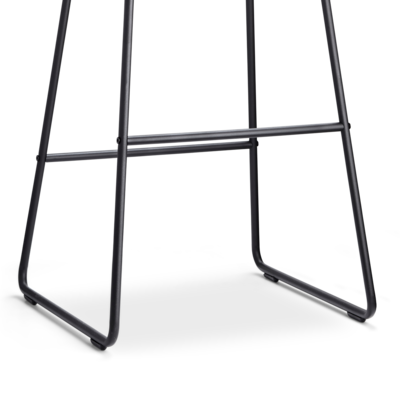 Barkruk Nino-Mae zwart onderstel - 65 cm