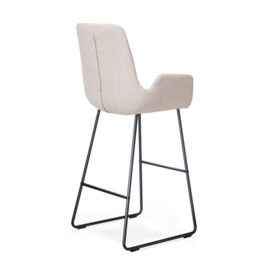 Barkruk Nino-Eef zwart onderstel