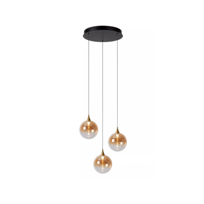 Hanglamp Gisela 3-Lichts – Amber