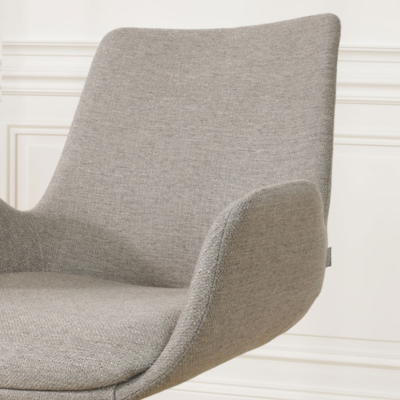 Bureaustoel Nout-Eef zwart onderstel