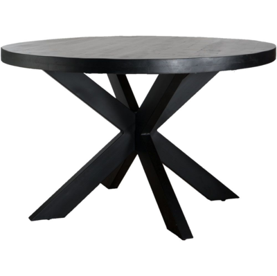 Eettafel Bob Rond Zwart ø150 cm