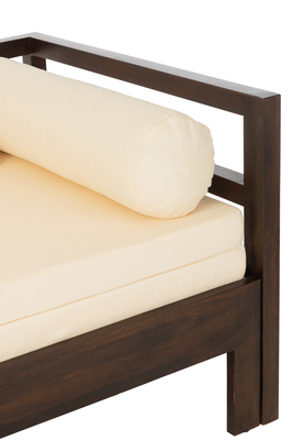 Slaapbank Carry Donkerbruin/Beige