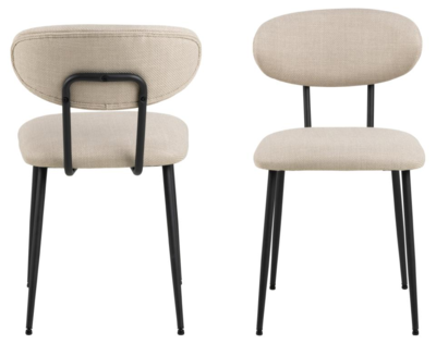 Forshaga Eetkamerstoel - Set van 2 - Beige